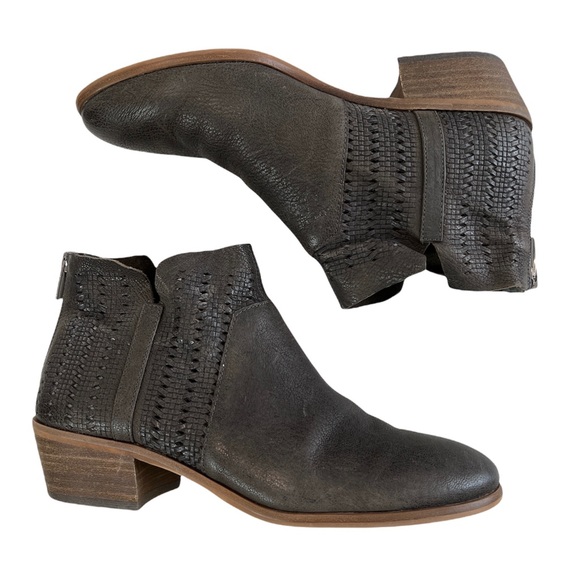 Vince Camuto Patellen Leather Ankle Booties Size Size 10M - Picture 6 of 16